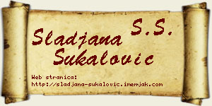 Slađana Šukalović vizit kartica